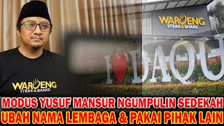 OMONG KOSONG YUSUF MANSUR‼️OMSET WAROENG STEAK 100% UNTUK BIAYA PESANTREN‼️