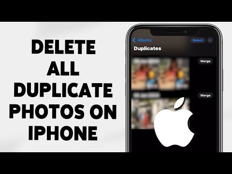 How To Delete/Remove All Duplicate Photos On iPhone 2024 | iPhone Guide
