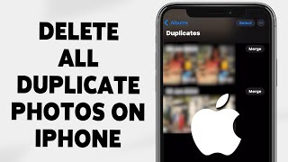 How To Delete/Remove All Duplicate Photos On iPhone 2024 | iPhone Guide