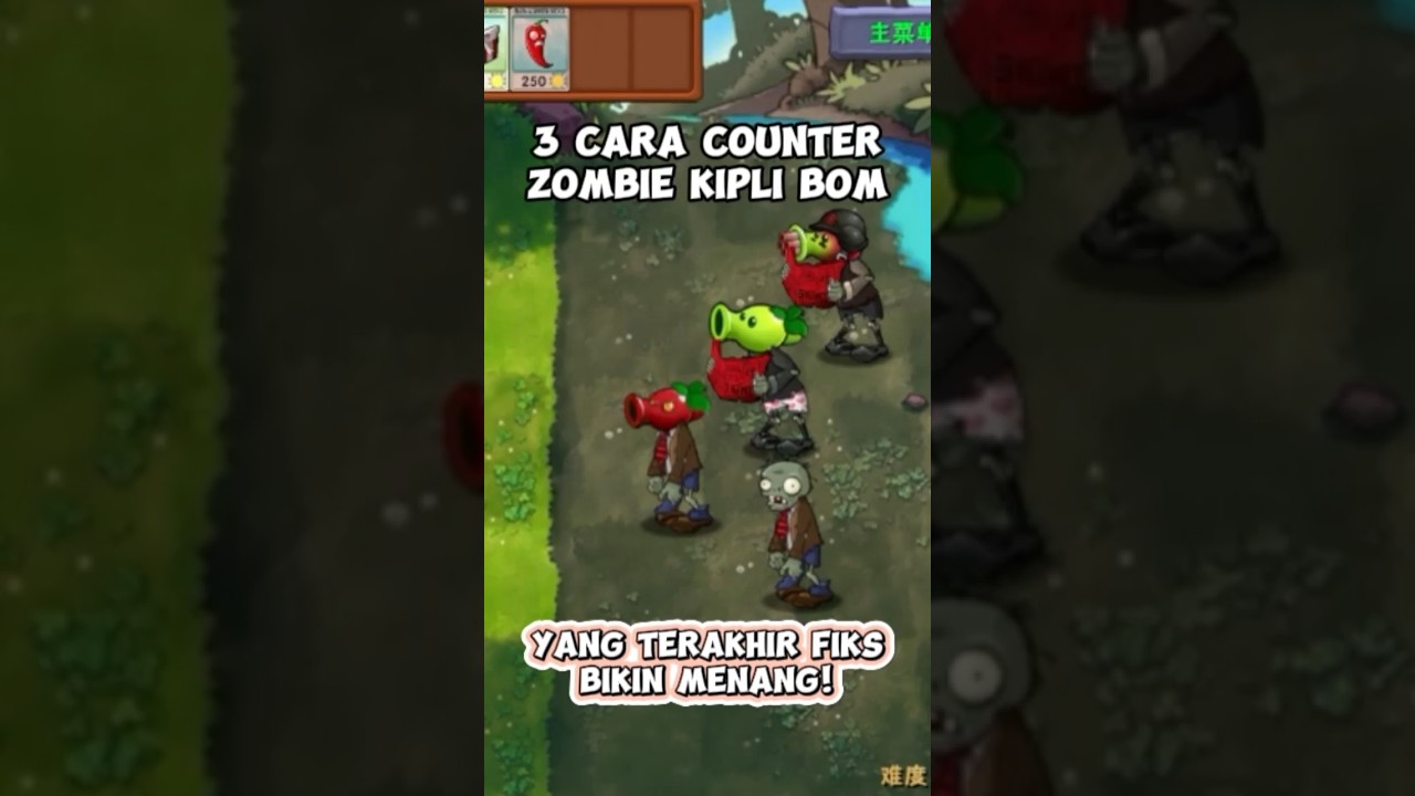 3 Cara Counter Zombie Kipli Bom Pemarah di Plants VS Zombies Fusion (PVZ)