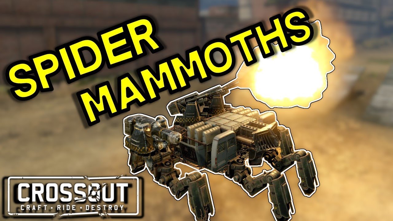Massive Mammoth Sideways Spider -- Crossout