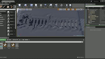 Blender Water physics in ue4