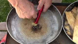How to: Use the Lightning-Strike Firestarter to ignite pitchwood