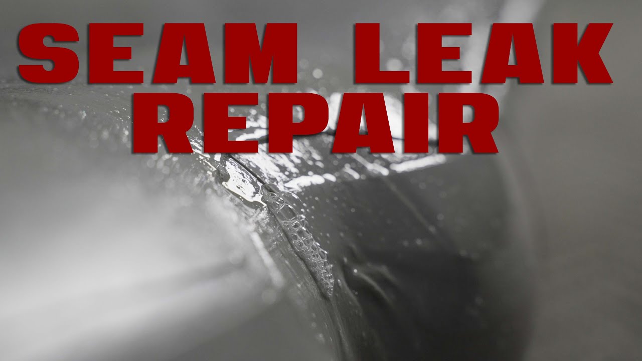Leaky Raft How to fix a seam leak in a fishing raft | Flycraft repair guide - YouTube