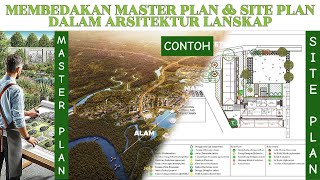 Cara Mudah Membedakan Master Plan dan Site Plan dalam keilmuan Arsitektur Lanskap by Magus