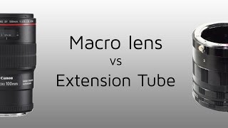 Macro lens VS Extension Tube!