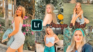 Orange & Teal Preset|Addison Rae Inspired|Free Lightroom Tutorial|Free Mobile Lightroom Presets screenshot 5