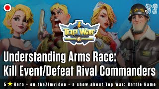 Understanding Arms Race: Defeat Rival Commanders AKA Kill Event (KE) - Top War: Battle Game