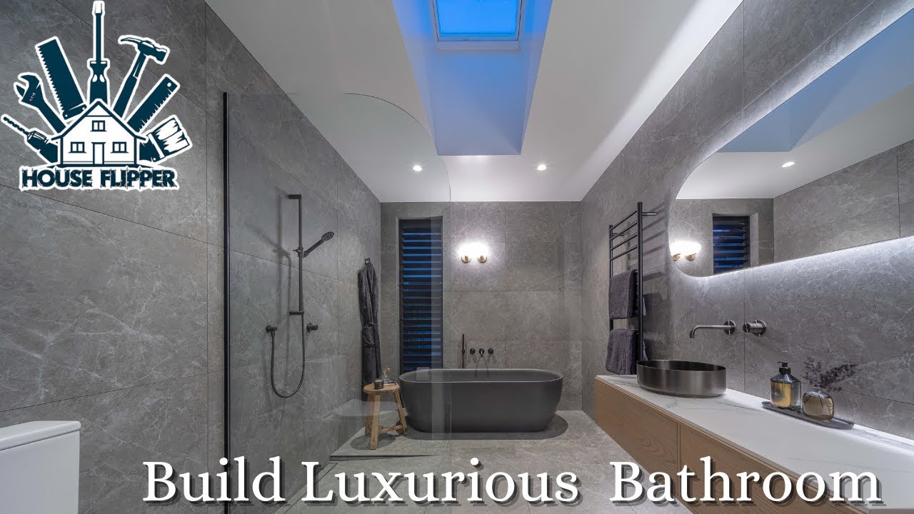 Build My Luxurious Bathroom 🚽 House Flipper 2023 - YouTube
