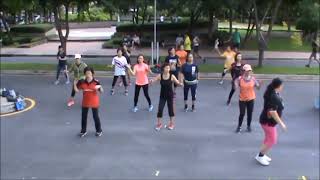 AEROBIC THAI  Line Dance แอโรบิคไลน์แดนซ์ สวนเฉลิมพระเกียรติ 80 พรรษา บางขุนนนท์บางกอกน้อย 1775EP.22