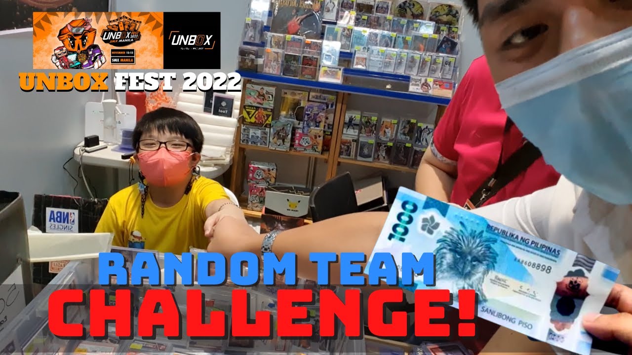 UNBOX FEST 2022 Random NBA Team Cards Challenge Part 1 | Basketball Cards | Tito Jeffry