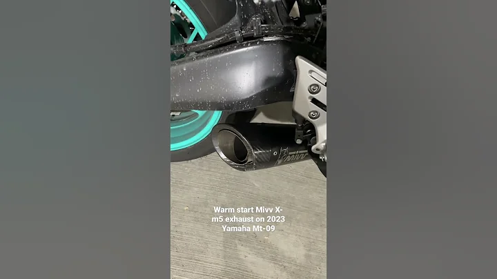2023 Yamaha MT-09 Mivv X-M5 without DB killer #mt09 #yamaha #mivv