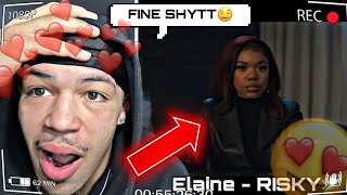 AMERICAN REACTS To Elaine - Risky ***FUNNY REACTION***