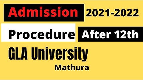 GLA University Admission procedure|exam creteria|2021-22|#shorts