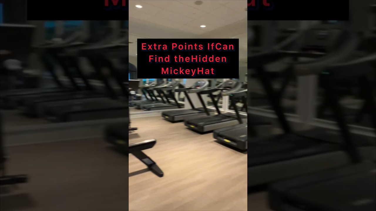 Gym at Disney’s Riviera Resort Packs a Lot of Stuff Into a Little Space 