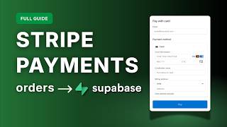 Accept Payments in Next.js with Stripe & Supabase (Full Guide + Webhooks)