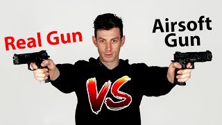 Real Gun vs. Airsoft Gun - SSP1