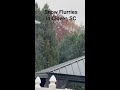 Snow flurries in Clover, SC