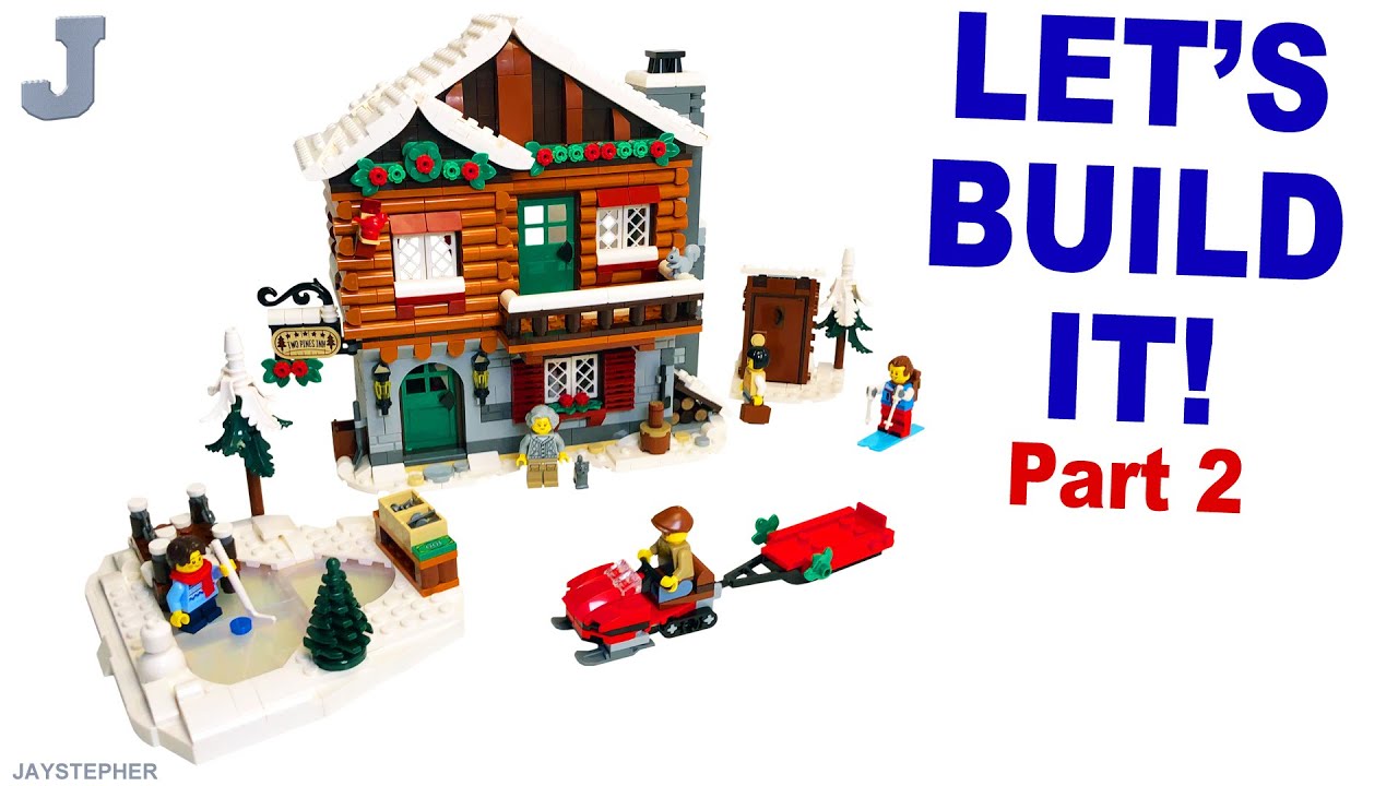 LEGO Icons 2023 Alpine Lodge 10325 Build Part 2