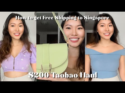 $200 Taobao Haul (for 18 items!!) + How to get Free Shipping to Singapore