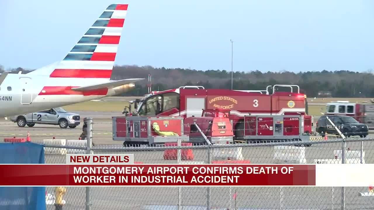 Montgomery airport worker killed in industrial accident