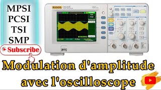 TP - Modulation d’amplitude avec un oscilloscope numérique