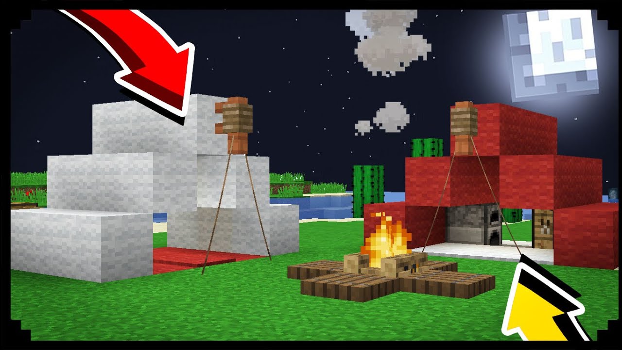 How To Make A WORKING TENT In MInecraft YouTube how-to-make-a-working-tent-in-minecraft-youtube