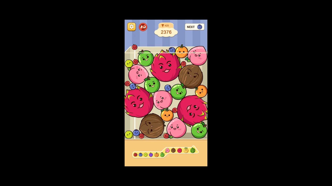 FRUIT MERGER GAME | FRUIT MERGE GAME 🍓🍇🍊🍓🍇🍊