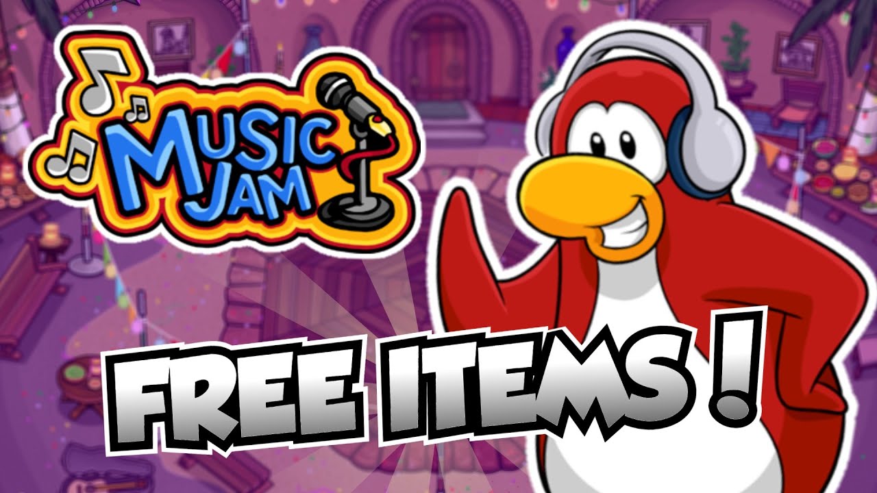 🎶 MUSIC JAM JUNE 2020 (WHERE TO GET FREE ITEMS) 🎶 | Club Penguin Rewritten