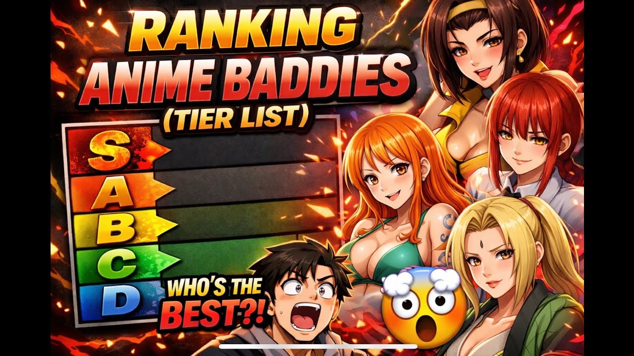 Ranking Anime Baddies! (Tier List)