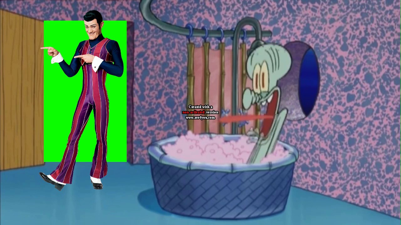 Robbie Rotten Fish Robbie Rotten Drops By Squidward's House - YouTube