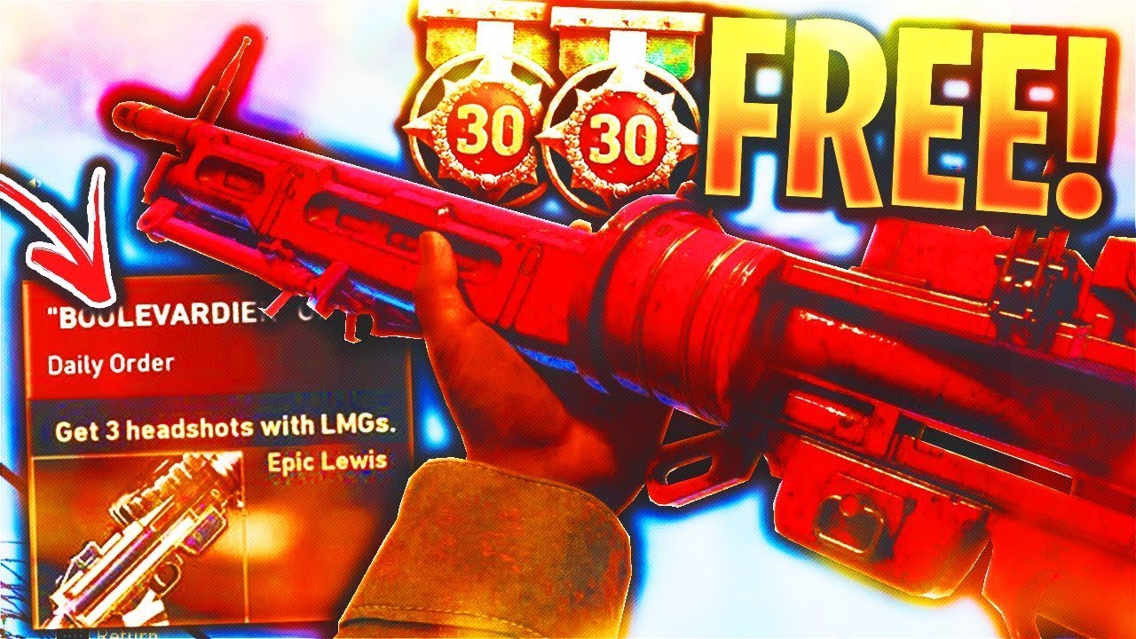 New FREE LEWIS "BOULEVARDIER" Gameplay in Call of Duty WW2! (NEW SPECIAL ORDER)
