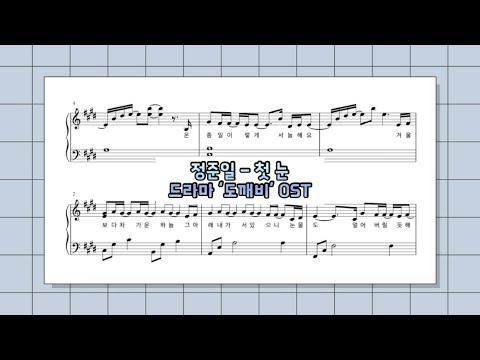 첫 눈 (드라마 ‘도깨비’ OST) (가사 첨부 / normal ver.) - 정준일