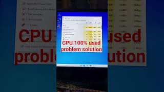 100% used cpu usage problem solution #pc