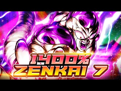 Z7, 1400%, 14* LF FULL POWER FRIEZA IS PRETTY STRONG! | Dragon