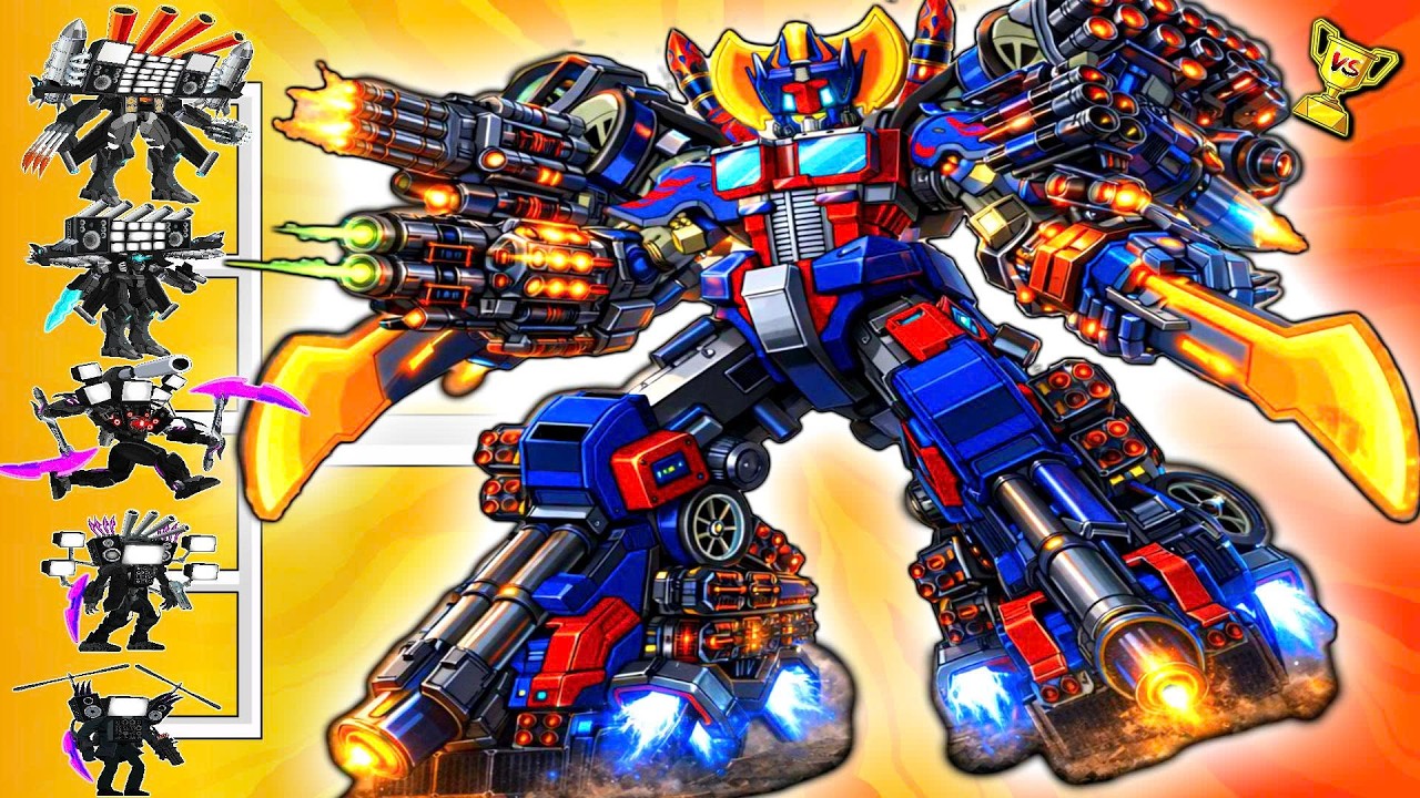 ULTIMATE FUSION MECH vs Tank Army – Final War Begins!