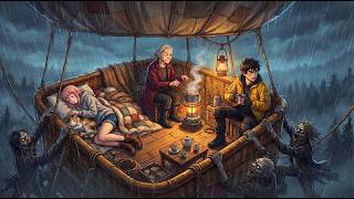 Surviving In A Hot Air Balloon During A Zombie Apocalypse Ghibli Cozy Time