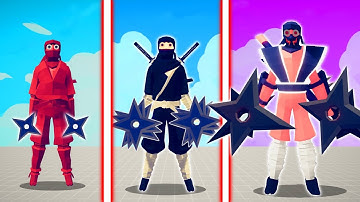 EVOLUTION OF ULTIMATE NINJA | TABS - Totally Accurate Battle Simulator