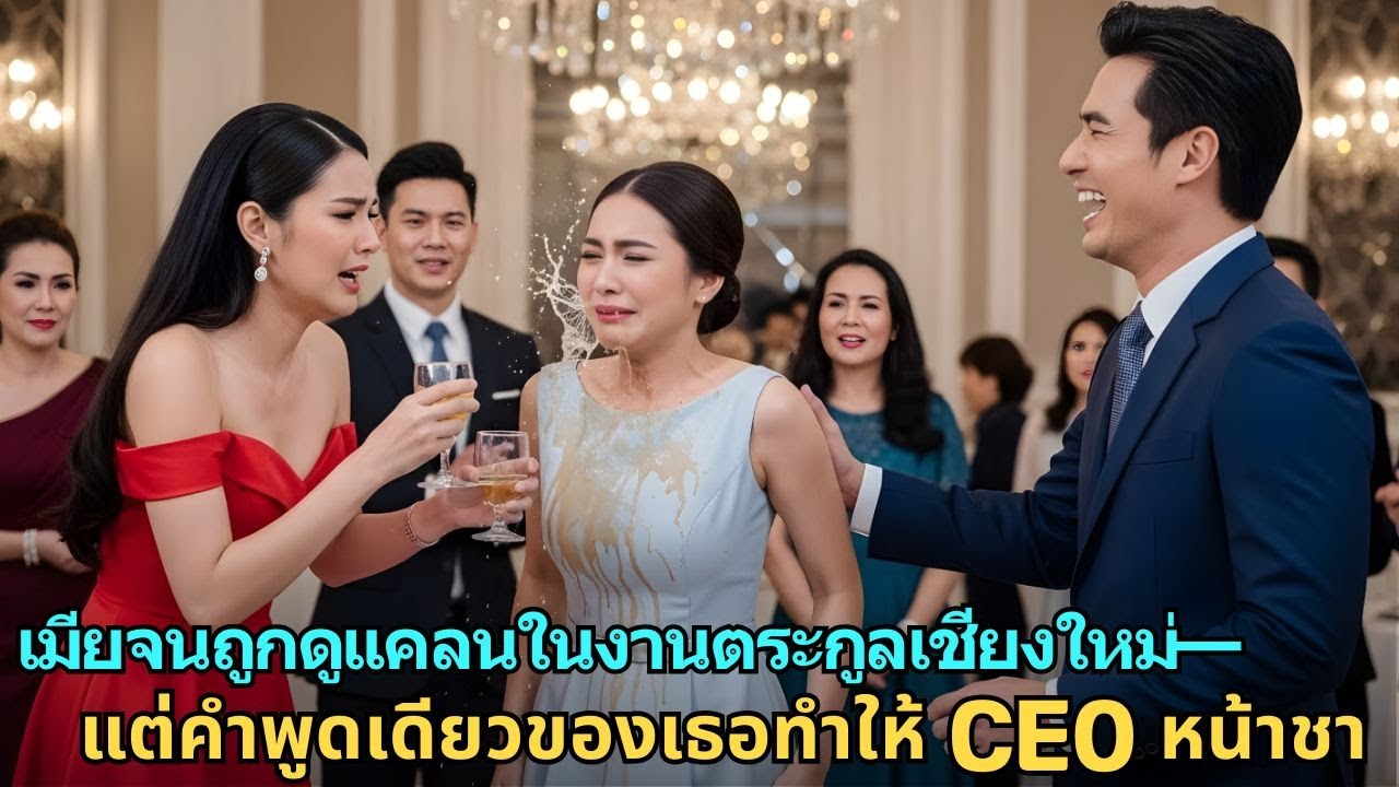 เมียจนถูกดูแคลนในงานตระกูลเชียงใหม่—แต่คำพูดเดียวของเธอทำให้ CEO หน้าชา |การทรยศ