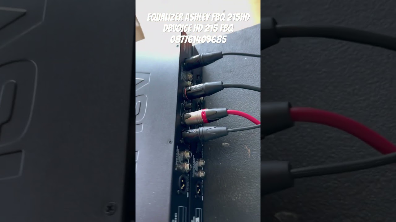 EQUALIZER ASHLEY FBQ 215HD dan equalizer dbvoice HD 215 Fbq meluncur bojonegoro