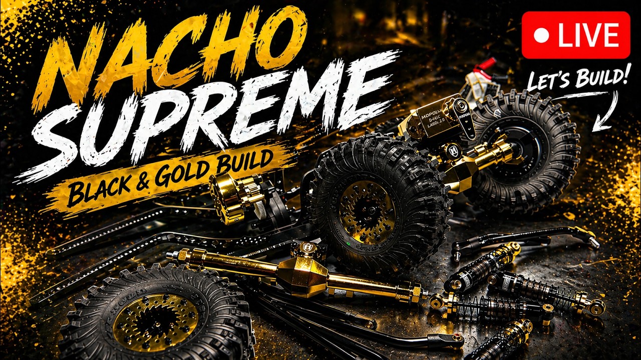 NACHO SUPREME 🔥 Black & Gold Build | YETIBILT LIVE