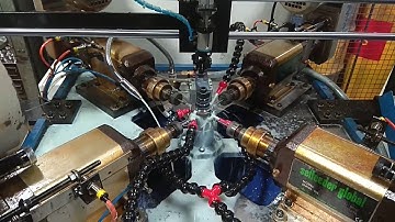 Multi spindle Drilling Machine with auto Feeder