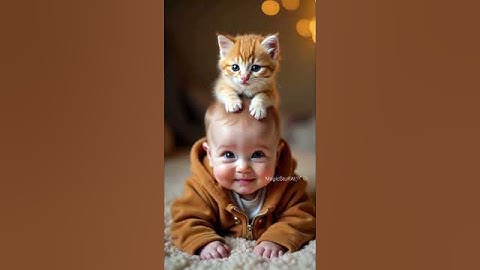 Thumbnail of 😻Dudi dudi dum dum  song #cat #catlover #baby  #shorts #babyexpressions