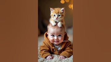 Thumbnail of 😻Dudi dudi dum dum  song #cat #catlover #baby  #shorts #babyexpressions