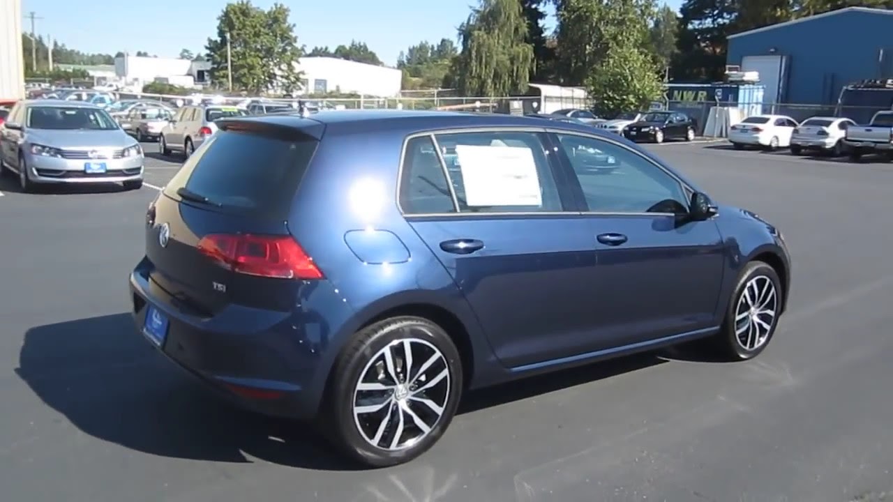 2015 Volkswagen Golf, Night Blue Metallic STOCK 110082 Walk around