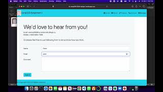 COMP229-Fall22-Assignment1-demo (KW) screenshot 5