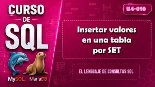 SQL Course - How to insert data into a table | SET syntax | U4.010