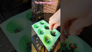 How to make lavender and hibiscus vanilla wax melts #diy #candlemaking #waxmelts #cristinabruno