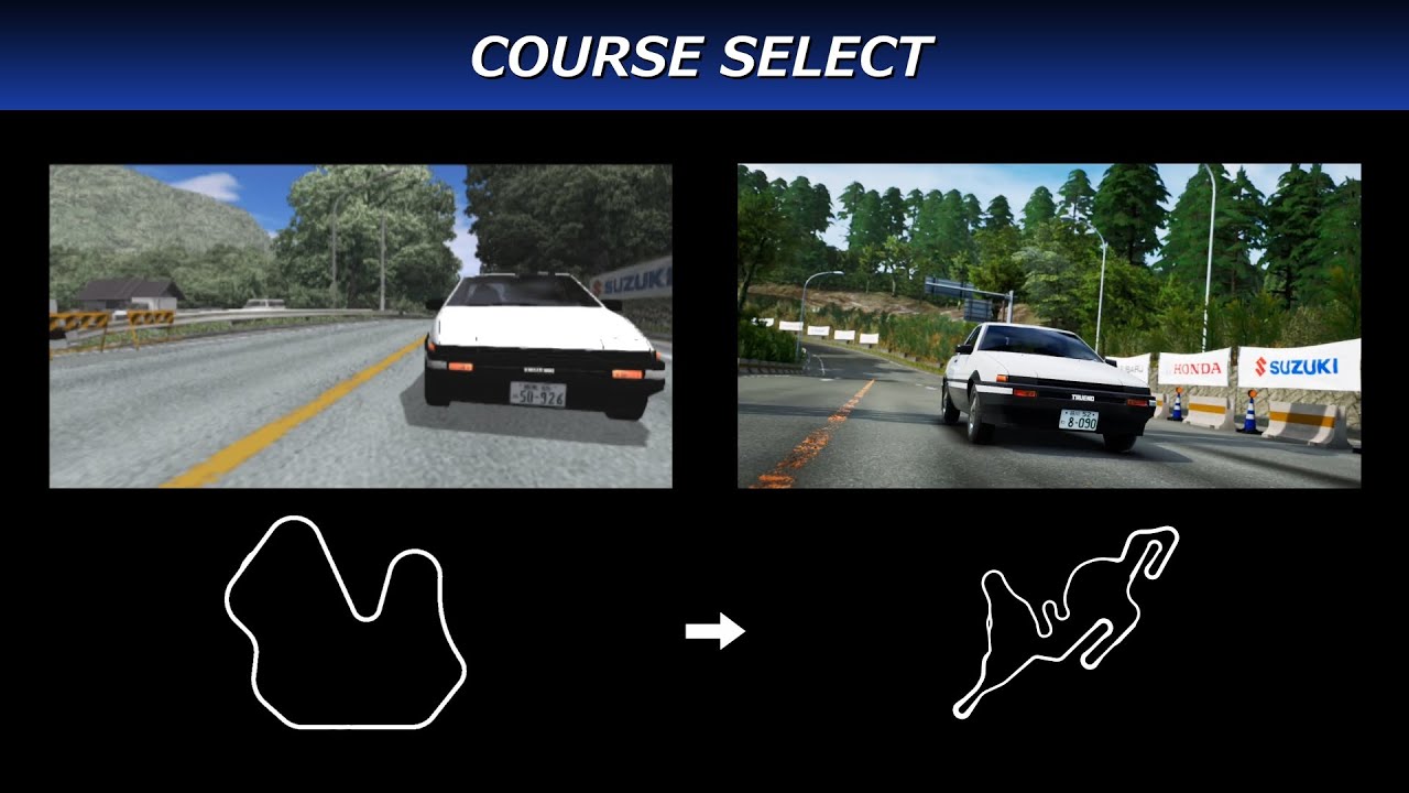 （2025年）頭文字D ARCADE STAGE 歴代コースデータ