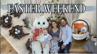 DAYS IN MY LIFE AS A NEW MOM | baby's first easter, baking, & family beach day!